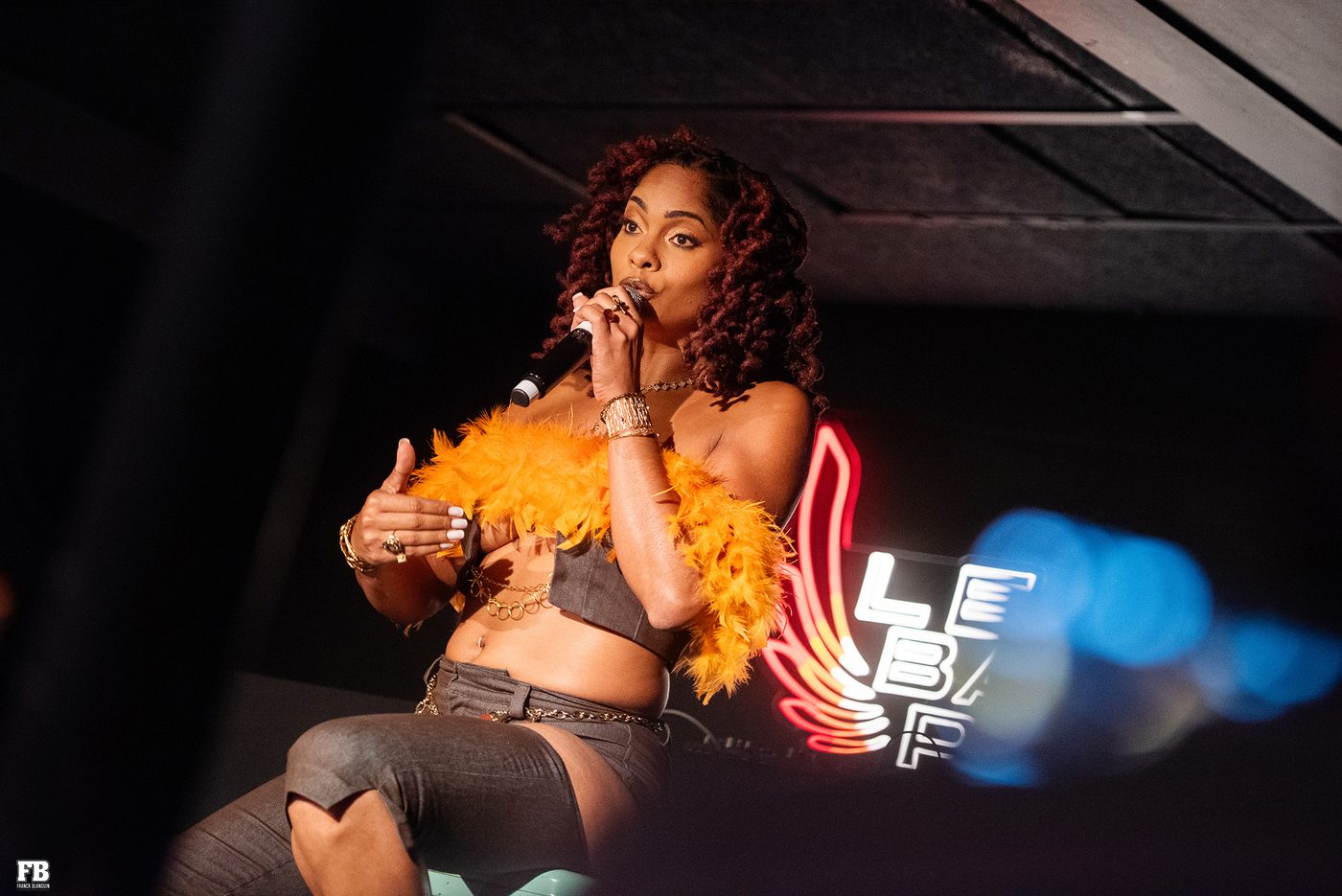 Rachelle Allison en performance